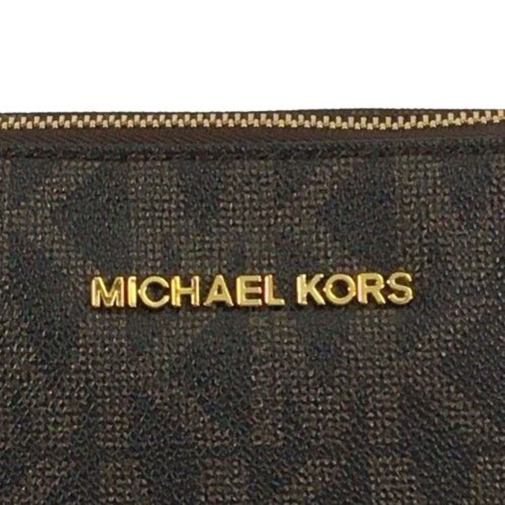 Michael Kors Cindy MK Signature Dome Crossbody Bag Brown Gold Logo 38H9CCPC3B - Picture 16 of 16